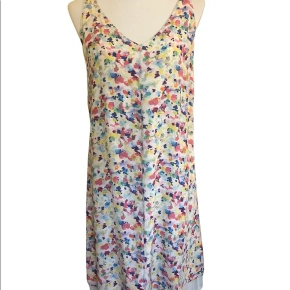 Meadow Floral Water Color Slip Dress by CAbi - Picture 7 of 16
